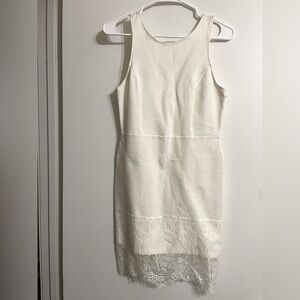 White Party Dress, Size L